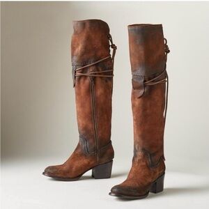 Freebird Blain Tall Knee Boots Brown Size 7
